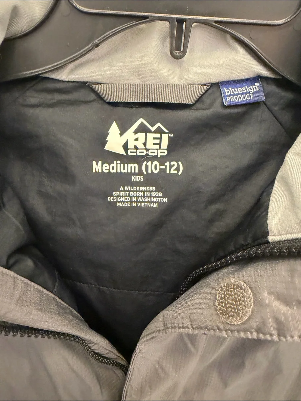 REI Co-op - Gray and Black Boys Coat